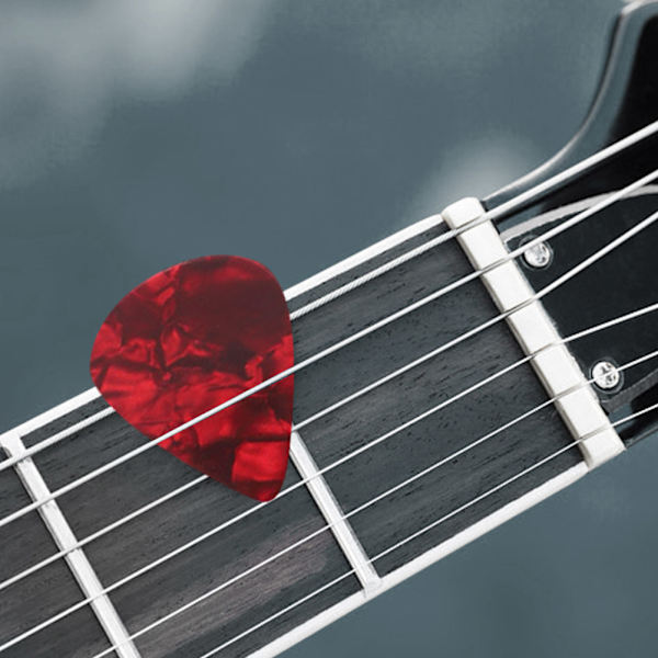 HEMA 12 st plektrum för gitarr 0,3 mm 0,96 mm 1,2 mm 1,5 mm Tillbehör till musikinstrument