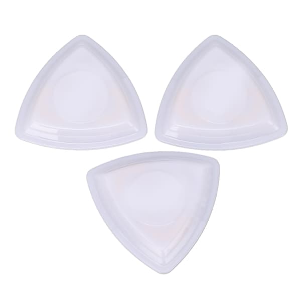 3 st LED-gitarrplektrum, vita, gröna, lila, lysande plektrum för elgitarr, akustisk gitarr, bas, ukulele