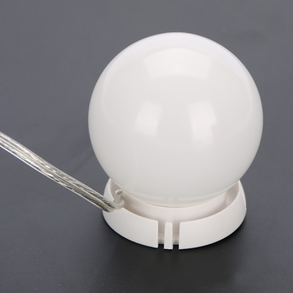 LED-glödlampa spegellampa sminklampa kit lins strålkastare glödlampor kit (10 glödlampor)