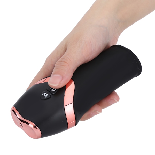 Mandlig Masturbationskop Glans Træning Mænd Vibrerende Massager Masturbator VoksenproduktSilikone 154G (61 x 42 x 115mm)