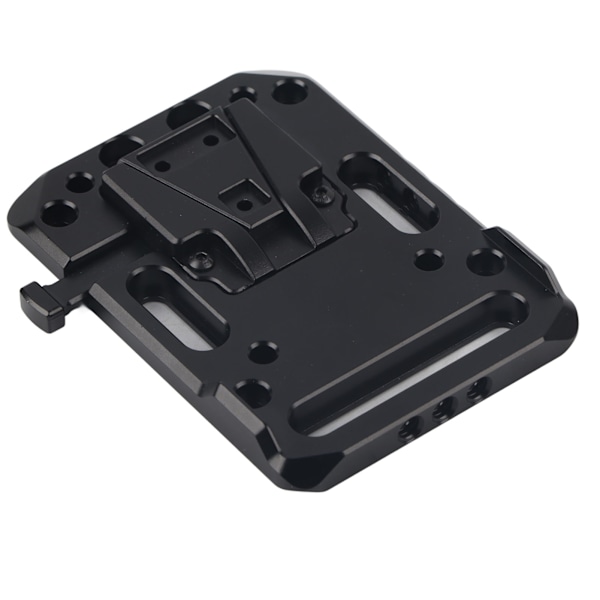 Full Metal V Mount Batteriplatta Bas CNC Anodiserad Bearbetning V Lock Batteri Snabbfrigöringsplatta Adapter