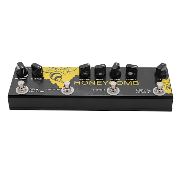 Multieffektspedal för gitarrprocessor Delay Reverb Chorus Sound DC 9V CP-48