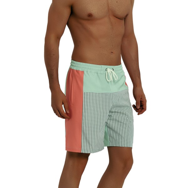 Roliga badbyxor för män Quick Dry Beachwear Sport Löpning Swim Board Shorts-DK022