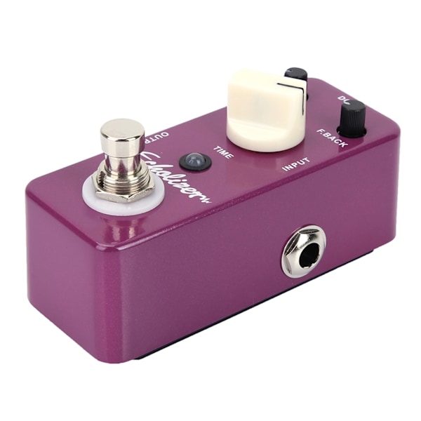 Helt metallhölje Delay Distortion Effects Pedal Elektrisk gitarrtillbehör