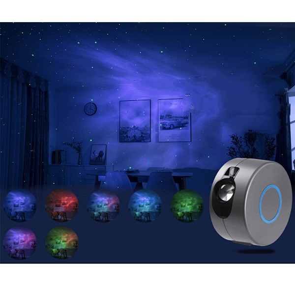 Stjerneprojektorlys, LED-nattelys, Galaxy Nebula-loftprojektorlampe, med fjernbetjening og timer, til børne- og voksensoveværelsesfest, den bedste gave