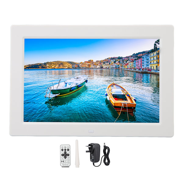Digital fotoram 9,8 tum 1080P HD multifunktionell mini smart elektronisk fotoram med fjärrkontroll för hemmet