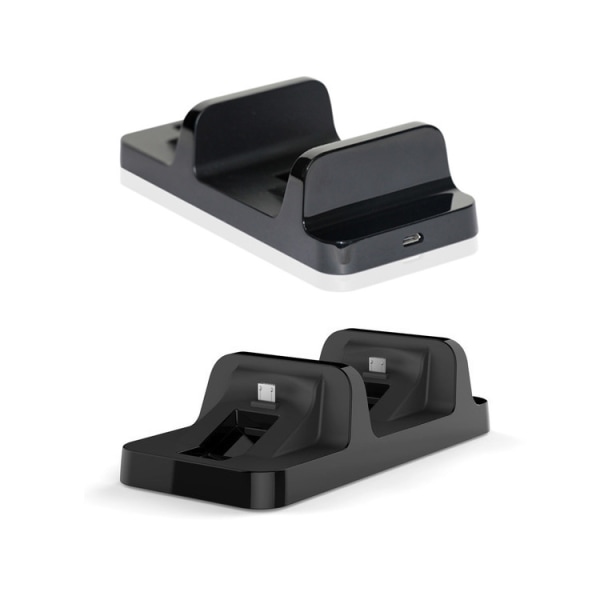 PS4 Controller-oplader, dobbelt USB-opladningsstation til Sony Playstation 4 PS4, PS4 Slim, PS4 Pro Dualshock 4 Controller