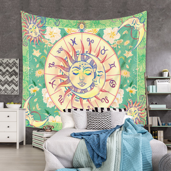 Taide Koti Sisustuslahjat Mandala Bohemian Tapetti Sopii Makuuhuoneen Koristeluun (911-20, 39 x 59 tuumaa)