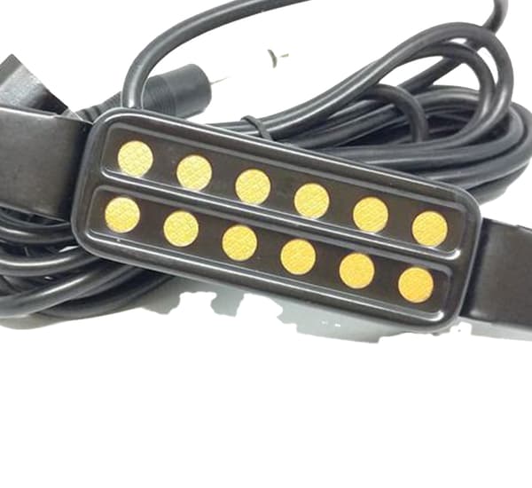 12-håls gitarr pickup akustisk gitarr givare med ton- och volymkontroll 3 meter kabel