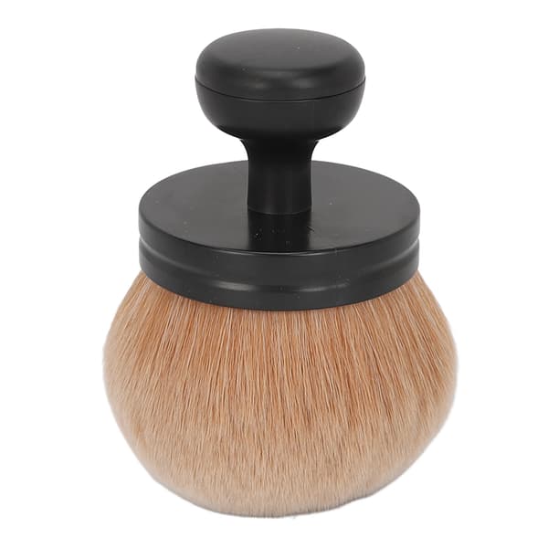 Makeup børste svampehoved bløde fiberhår stor makeup børste til rouge løs pudder foundation