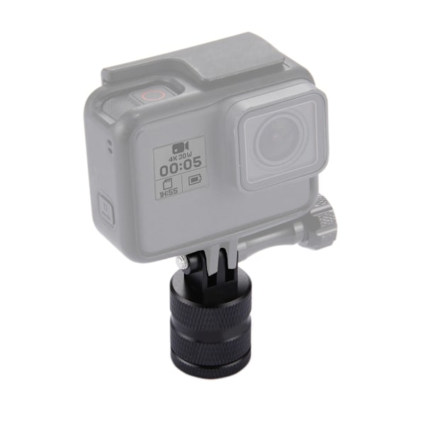 360° Rotation 1/4 tum Actionkamera Stativfäste Adapter för GoPro HERO5 4 3+