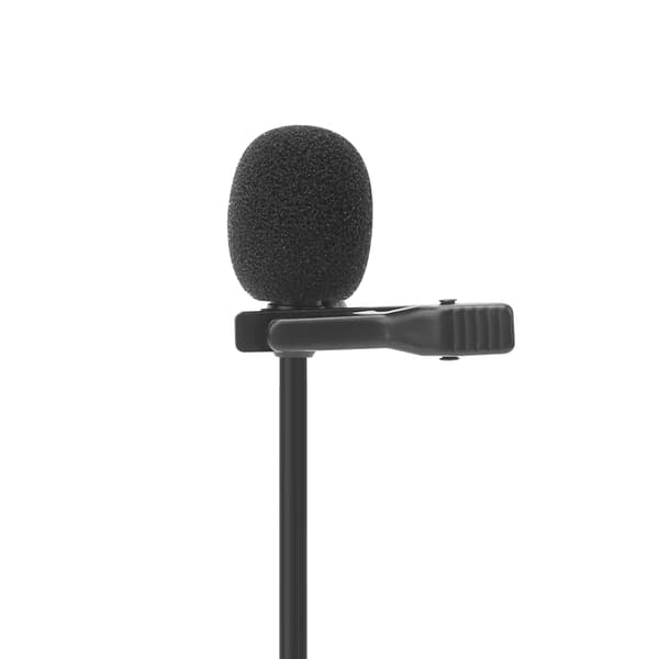 Mini bærbar reversmikrofon 1,5 meter kablet clip-on lavaliermikrofon til telefon