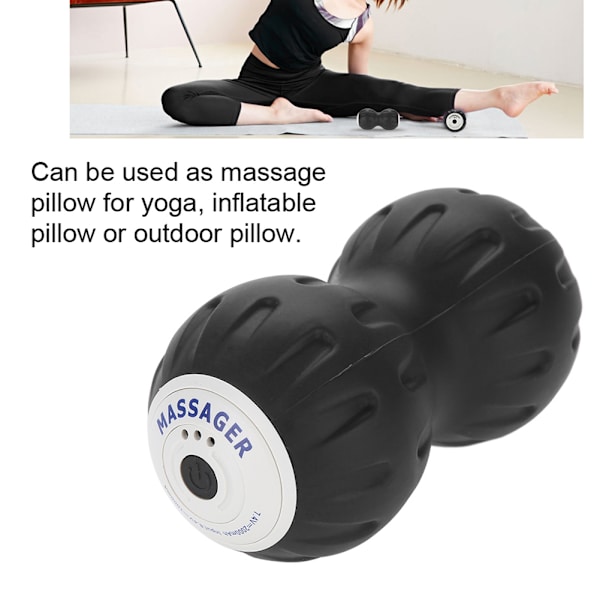 Jordnøddemassagebold Fascia Massager Roller Pilates Yoga Pude Muskelafspænding Release Fitness