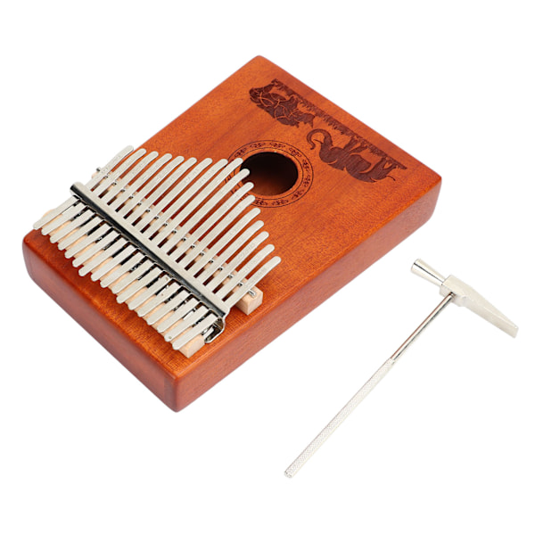 Tommelfingerklaver Kalimba 17 Tangenter Finger Spilleinstrument med Hammer Kit Sæt til Børn