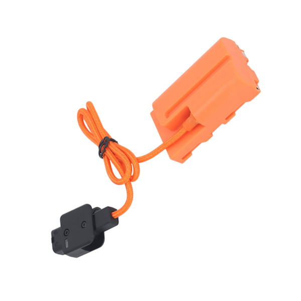 D Tap till NP F550 F570 F970 Dummy Batteri DC Koppling för Kamera Monitor LED Ljus Kontinuerlig Strömförsörjning