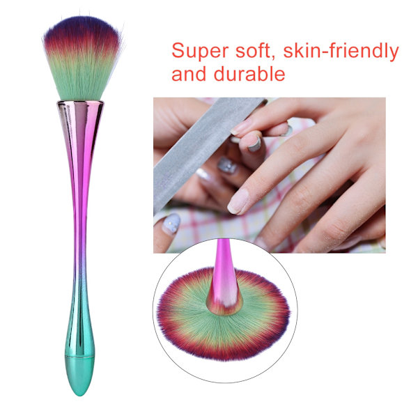 Blød neglebørste til fjernelse af støv, neglekunstpulver, støvfjernelsesbørster, manicure DIY-værktøj 4