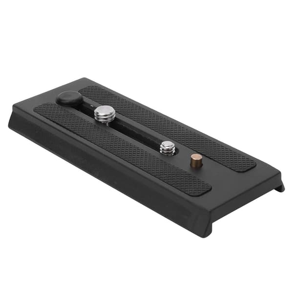 Aluminiumslegering Sort Mini Bærbart Kuglehoved Quick Release Plade DSLR Kamera Tilbehør til P200 Hurtig Montering