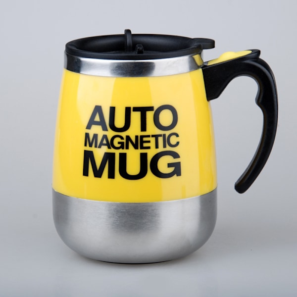 Wekity Självrörande Mugg Automatisk Självblandande Rostfritt Stål Mugg för Kaffe/Te/Varm Choklad/Mjölk för Kontor/Resor/Hem -400ml Den bästa presenten
