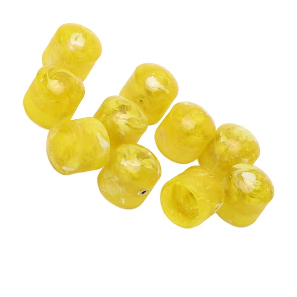 Volume Tone Dome Knobs Plast Kontrol Elektrisk Guitar Bas Dele Tilbehør med Hex Nøgle GD88 Gul