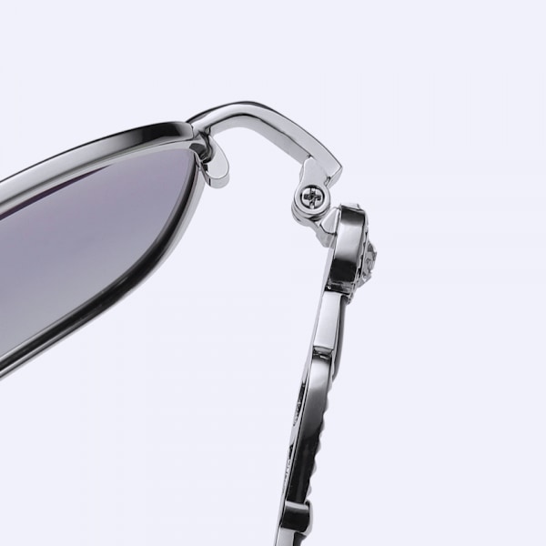 Metall UV-skyddande pilotglasögon för kvinnor. Presenter till kvinnor, 61 mm