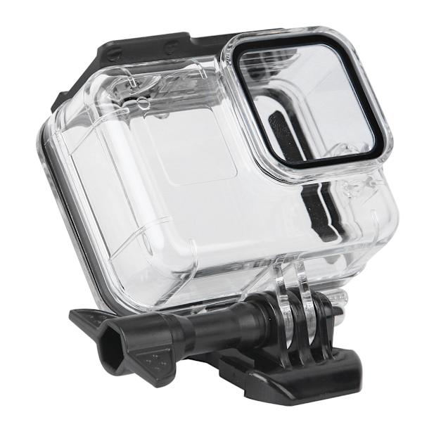 60m djup vattentät fodral för Gopro 8 Black Action Camera med pekskärm baksida 20 meter vattentät djup