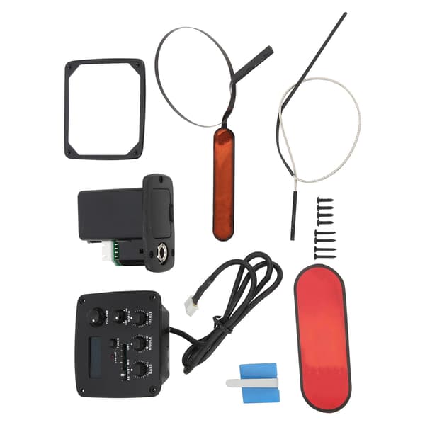 Akustisk guitar pickup preamp equalizer system 4 bånds instrument tilbehør del T65C