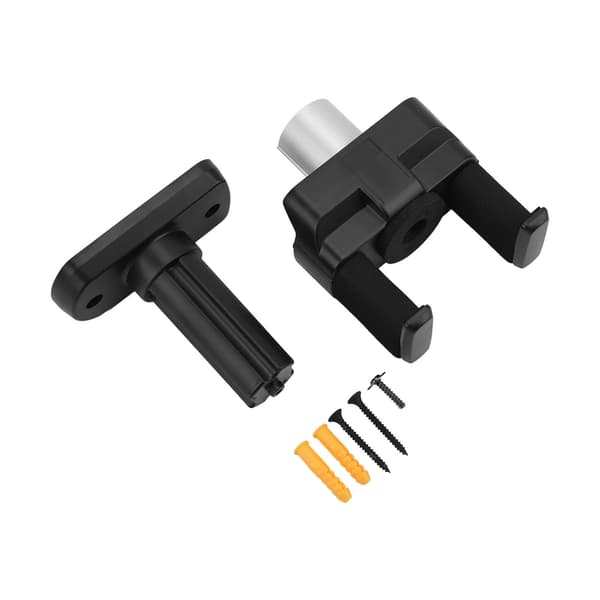 Gitarr Väggfäste Stativ ABS Metall Gitarrer Hängare Hållare för Ukulele 30° Rotationsskydd