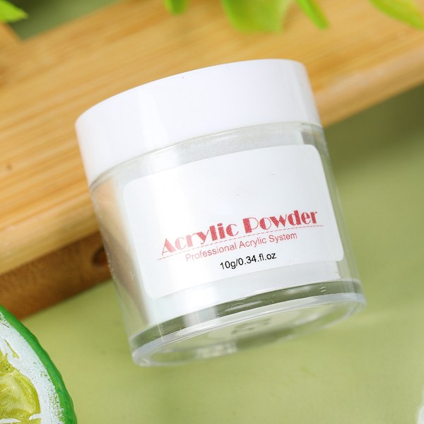 10g Akrylpulver 3D Tredimensionel Udskæring Negle Manicure Krystalpulver Negledekoration 01