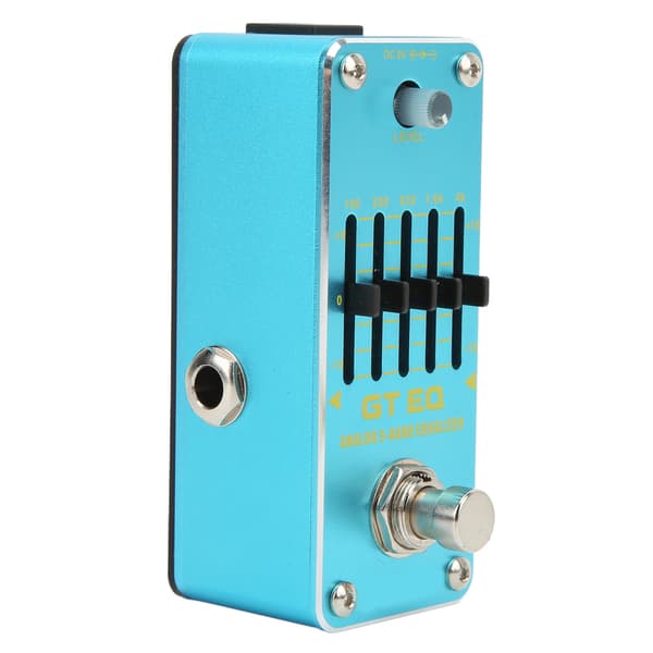 Elektrisk gitar equalizer GT EQ Analog 5 Band Single True Bypass Instrument Tilbehør