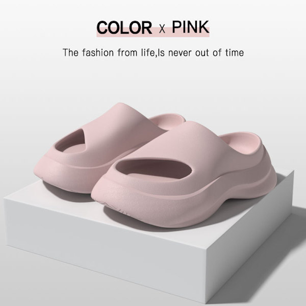 Unisex trädgårdsträskor Sandaler Tofflor-Rosa(38/39 EU-storlek）