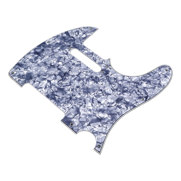 Akustisk Gitarr Pickguard PVC Hållbar Elektrisk Gitarr Repskydd för TL Guard Plate GQ232 Grå Pärla