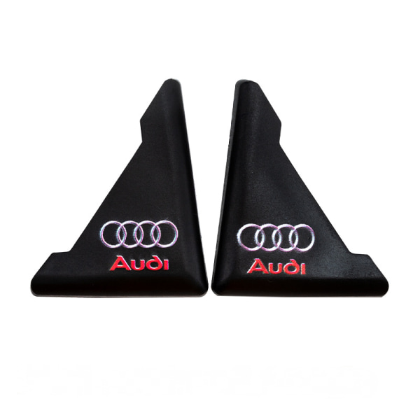 Bilfrontdörr Anti-kollisionshörn-[Audi] Svart Snap-On (tvåpack)