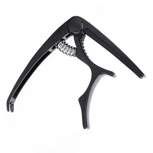 FC-03 Zinklegering Elektrisk Folk Gitarr Capo med Stallpinnsspännare
