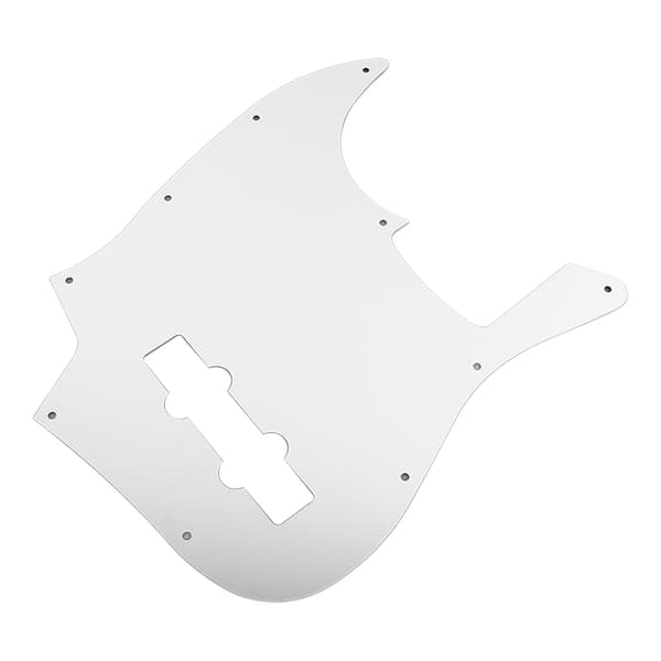 Elektrisk guitar pickguard front pick guard jazz bas scratch plade aluminiumlegering sølv