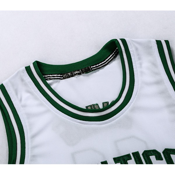 Herre Basket Jersey, 11 Celtics Jersey Skjorter, Fashion Basket Jersey, Gave til Basket Fans, Hvit, XL