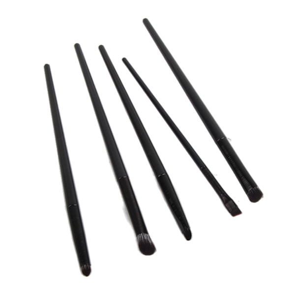 5 st Eyeliner Smudge Makeup Borste Professionell Mjuk Ögon Kosmetisk Vinklad Borste Kit för Hem