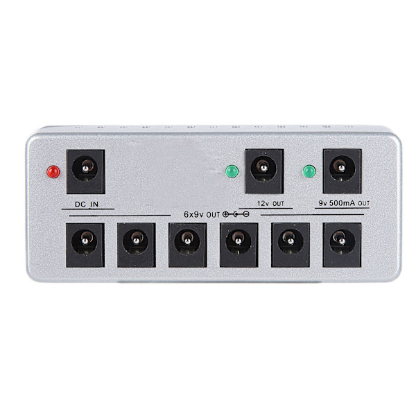 Effekt strømforsyning 8 isolerte utganger Multifunksjonell pedalbrett kabler 100‑240V