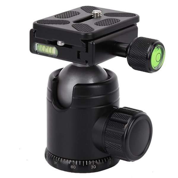 360 horisontell rotationspanorama kamera stativ kulled 36mm kula 60mm snabbkopplingsplatta(B)