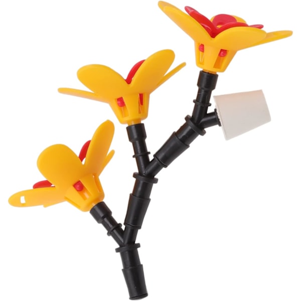Fågelfoderblommor, säker DIY kolibrimatare för uteplats trädgård hängande (tre blommor)
