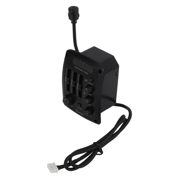 Guitar Pickup Equalizer Plast Elektroniske Komponenter Sort Musikinstrument Tilbehør