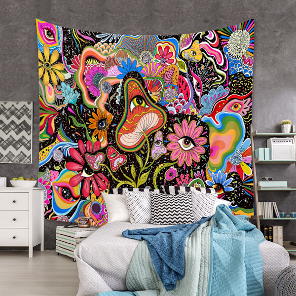 Konst Heminredning Gåvor Mandala Bohemian Tapestry Lämplig för Sovrumsdekoration（1019-27，59 x 79 tum）