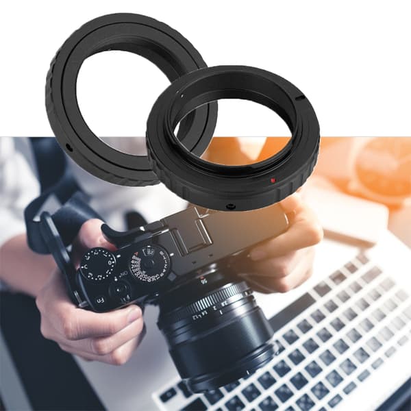 T2-OM Teleskop Reverserende Linse T2 til 4/3 Adapterring til Olympus E-600 E-510 E-500 E-450 E-5