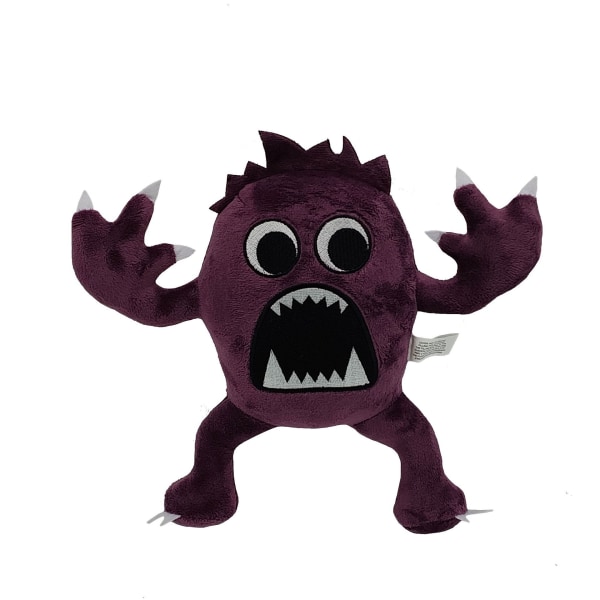 Garte of Banbanpiush Monster Doll Cute Plush Toy-Purplish black（27cm） Purplish black （27cm）