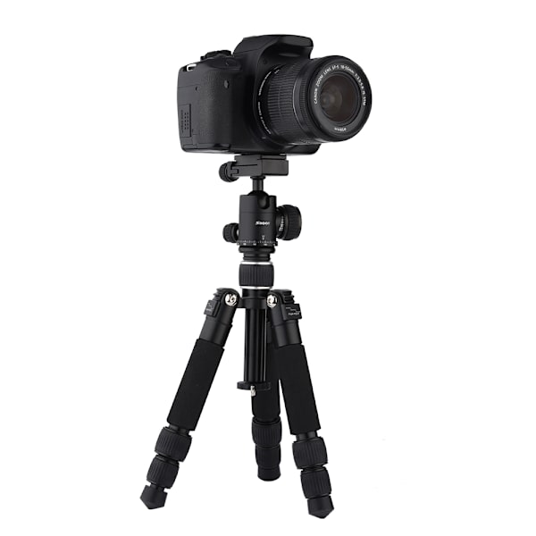 SHOOT 3 Sektioner Fällbar Teleskopstativ 1/4\" Kameramonteringsskruv för DSLR