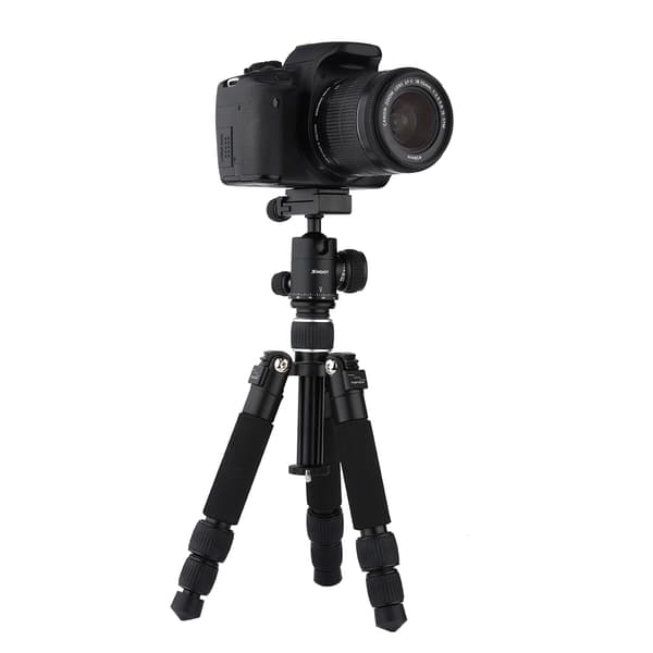SHOOT 3-sektioners foldbart teleskopstativ 1/4\" kameramonteringsskrue til DSLR