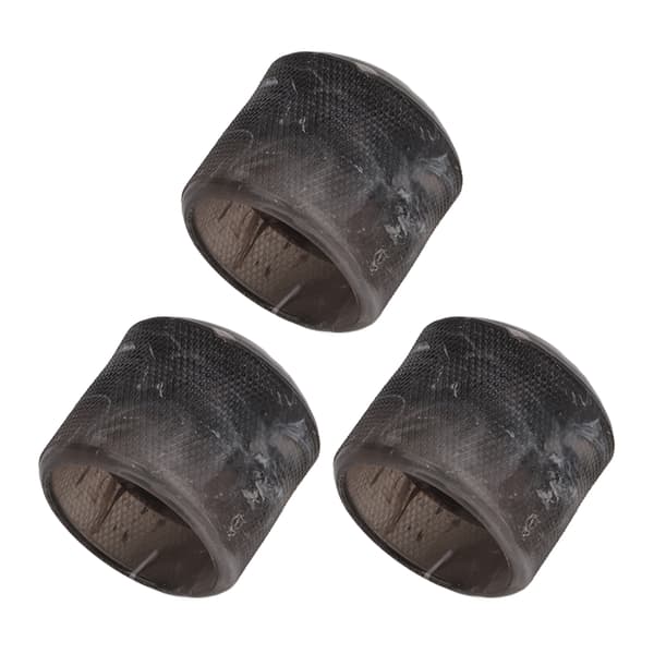 3 st elektrisk gitarrknopp sträng potentiometer regulator instrument tillbehör set kit svart