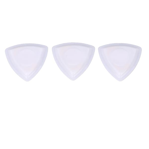3 st LED-gitarrplektrum, vita, gröna, lila, lysande plektrum för elgitarr, akustisk gitarr, bas, ukulele