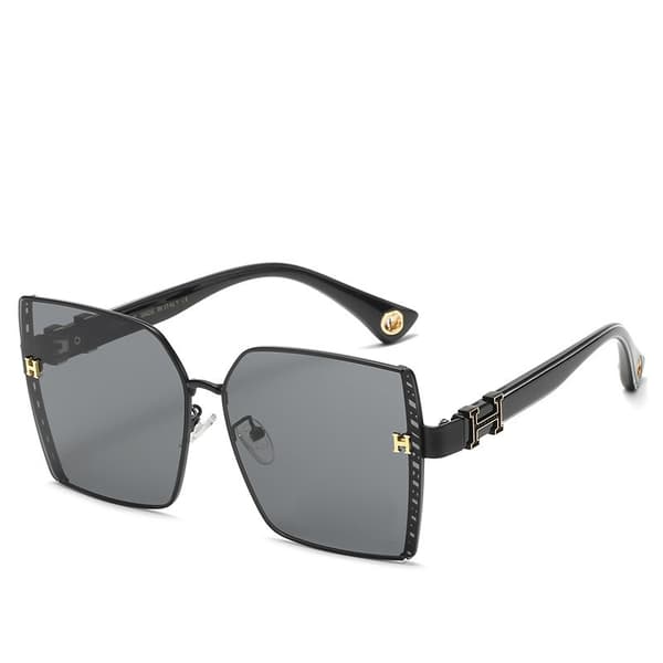 Solbriller for kvinner og menn Retro Aviator Square Goggle Classic Frame briller