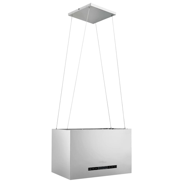 Hængende køkkenemhætte med touchsensor LCD 55 cm rustfrit stål