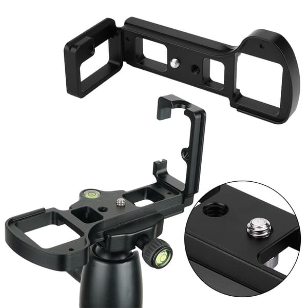 Metal Quick Release L-plade Håndgrebsholder til Sony A6500 Spejlløst Kamera